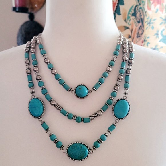 Jewelry - 💙 Turquoise Statement Necklace